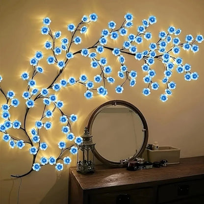 Guirlande lumineuse branche de cerisier - USB, dimmable, 72/96/144 LED