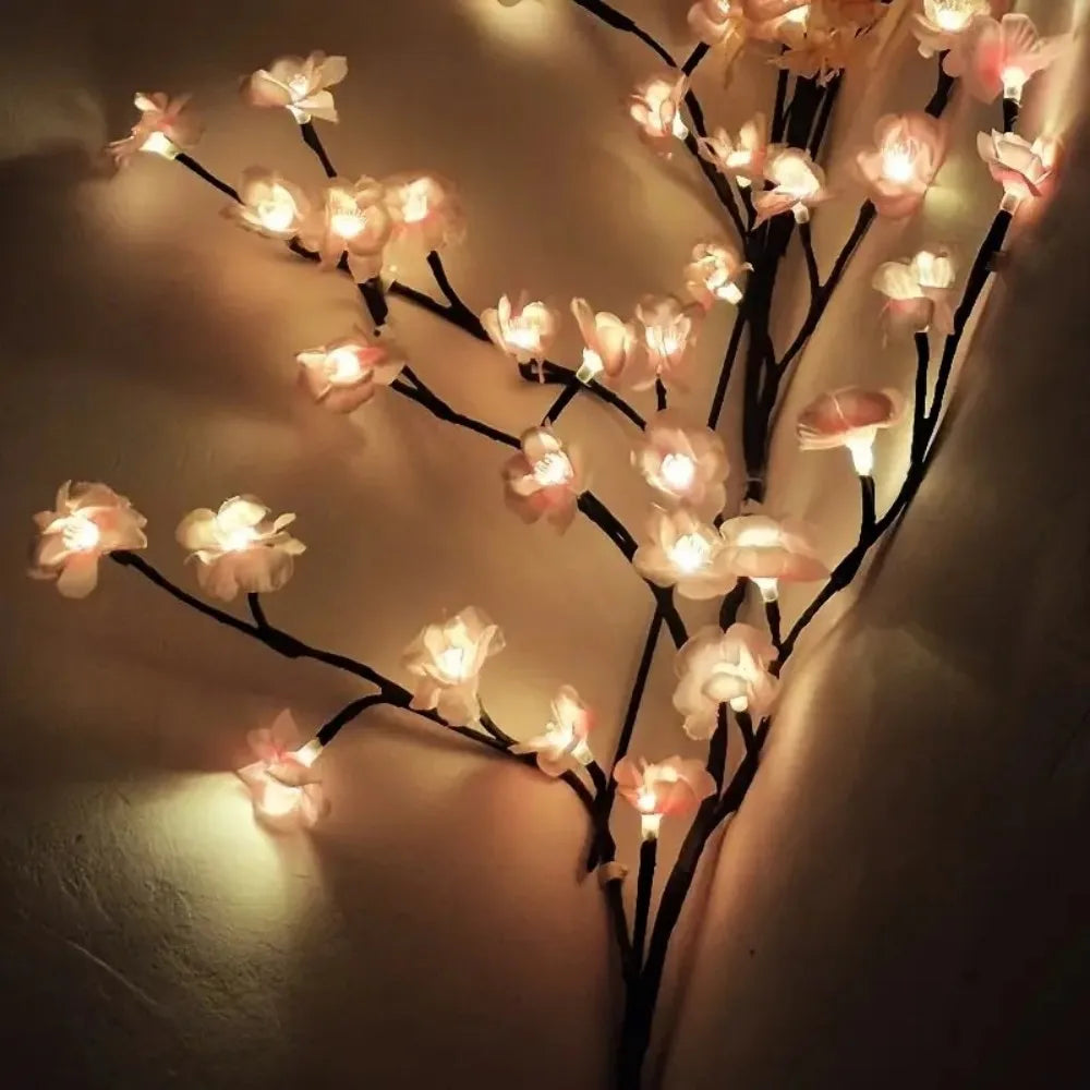 Guirlande lumineuse branche de cerisier - USB, dimmable, 72/96/144 LED